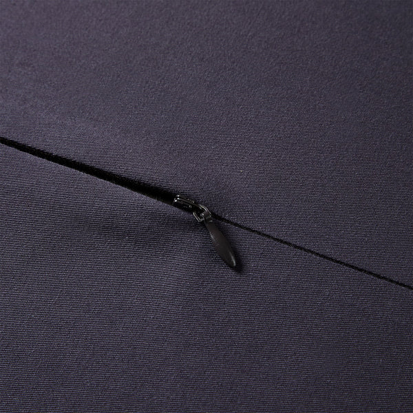 HiEnd Accents High Shine Satin Duvet Cover Set FB7136DS-SQ-EP Espresso Duvet Cover - Face: 52% viscose, 48% polyester; Back: 100% cotton. Pillow Sham - Face and Back: 52% viscose, 48% polyester. 92x96