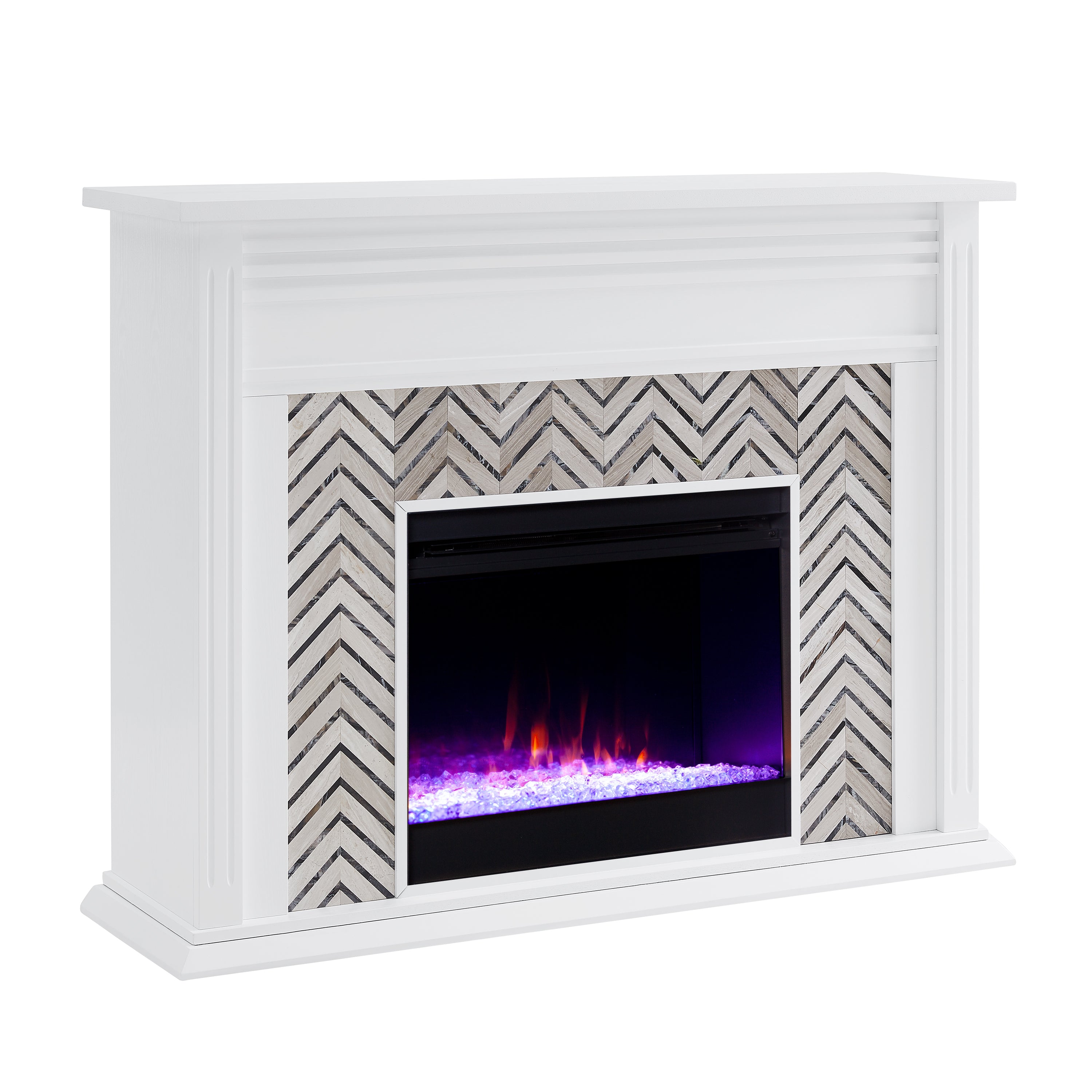 Hebbington Electric Fireplace Mantel - Thumbnail 3