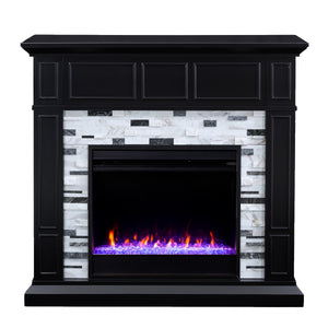 Sei Furniture Drovling Marble Fireplace Fc1080859 Fc1080859