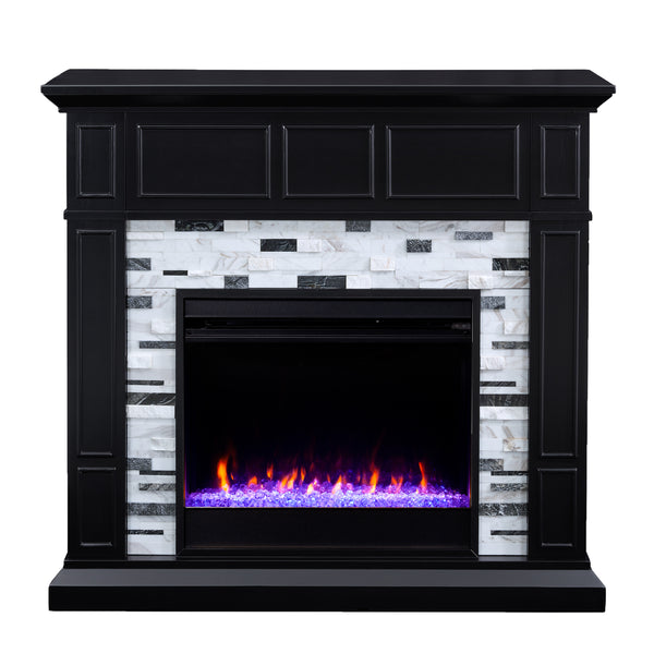 Sei Furniture Drovling Marble Fireplace Fc1080859 Fc1080859