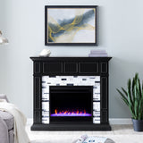 Sei Furniture Drovling Marble Fireplace Fc1080859 Fc1080859