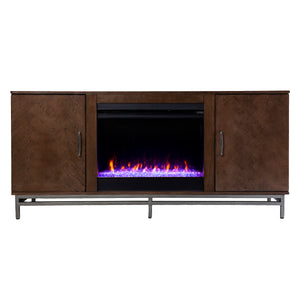 Sei Furniture Dibbonly Color Changing Fireplace W Media Storage Fc1095756