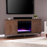 Sei Furniture Dibbonly Color Changing Fireplace W Media Storage Fc1095756