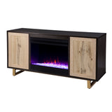 Sei Furniture Wilconia Color Changing Fireplace W Media Storage And Carved Details Fc1136956