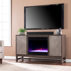 Sei Furniture Lannington Color Changing Fireplace W Media Storage Fc1137256