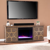 Sei Furniture Yardlynn Color Changing Fireplace Console W Media Storage Fc1137356