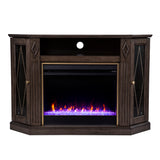 Austindale Color Changing Fireplace w/ Media Storage