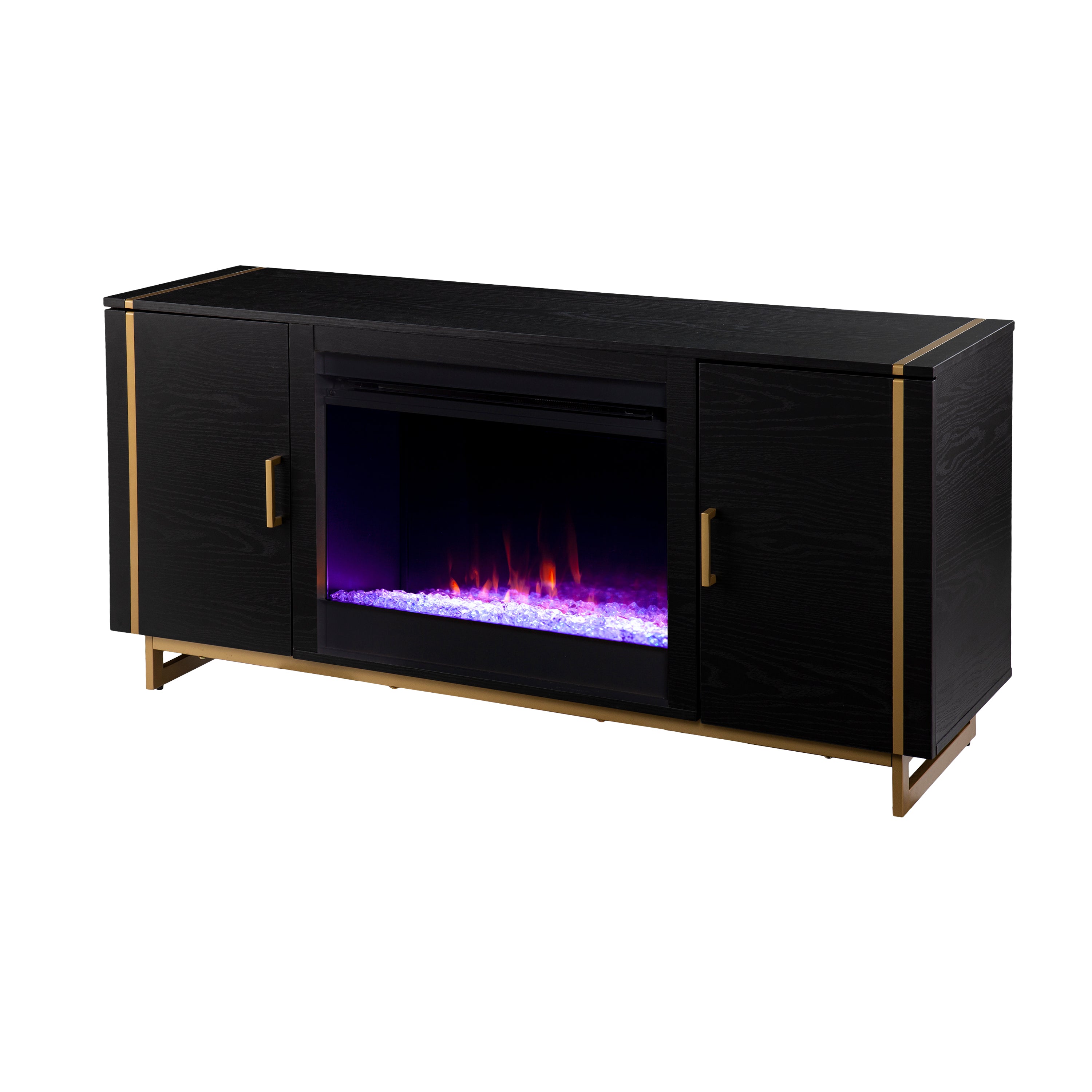 SEI Furniture Biddenham Fireplace Console - Thumbnail 2