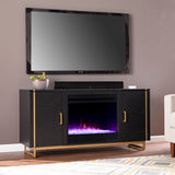 Sei Furniture Biddenham Color Changing Fireplace Console W Media Storage Fc1138056