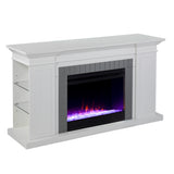 Sei Furniture Rylana Bookcase Color Changing Fireplace Fc1154359