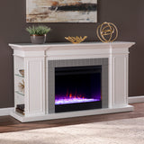 Sei Furniture Rylana Bookcase Color Changing Fireplace Fc1154359
