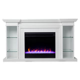 Henstinger Color Changing Fireplace w/ Bookcase