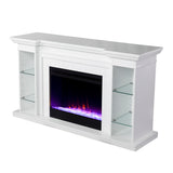 Sei Furniture Henstinger Color Changing Fireplace W Bookcase Fc1154759