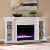 Sei Furniture Henstinger Color Changing Fireplace W Bookcase Fc1154759