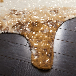 Safavieh Faux Cow Hide 207 Powerloomed 75% Polyester + 25% Acrylic Rug FCH207T-68