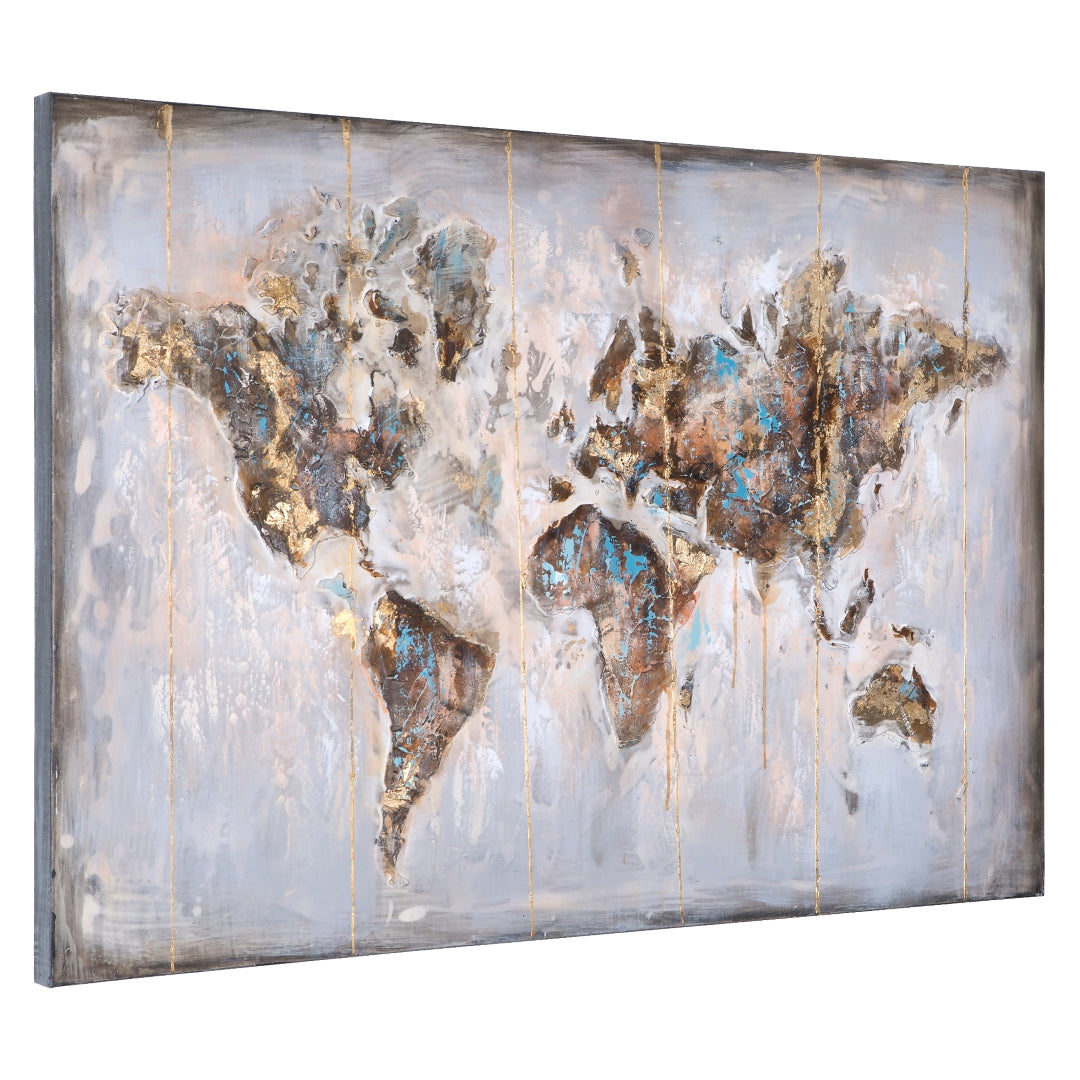 Yosemite Home Decor Map Abstract Artwork - Thumbnail 3