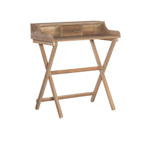 Coy Rustic Brown Folding Desk