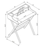 Coy White Folding Desk