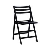 Mariabella Folding Chair Set of 2 Black Stain