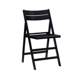 Rinaldo Folding Chair Set of 2 Black Stain
