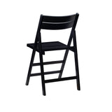 Rinaldo Folding Chair Set of 2 Black Stain