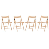 Rosalia Folding Chair Set of 4 Natural