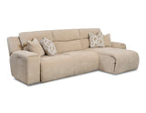 After Party 234-05P,80,59P Transitional Power Headrest Chaise Sofa Sectional [Made to Order - 2 Week Build Time]