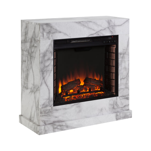 Sei Furniture Dendale Faux Marble Fireplace Fe1062859 Fe1062859