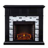 Sei Furniture Drovling Marble Fireplace Fe1080859 Fe1080859