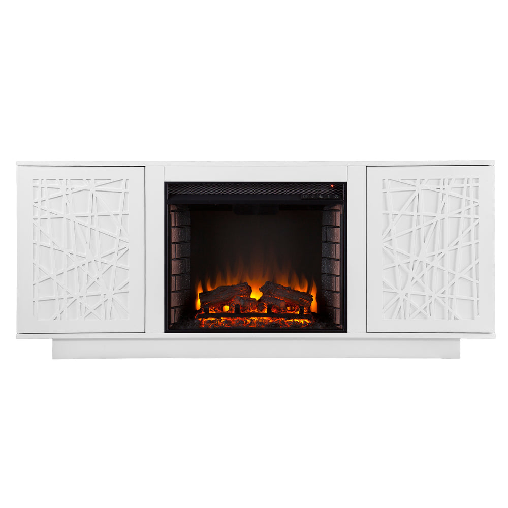 Sei Furniture Delgrave Electric Media Fireplace W Storage Fe1095656