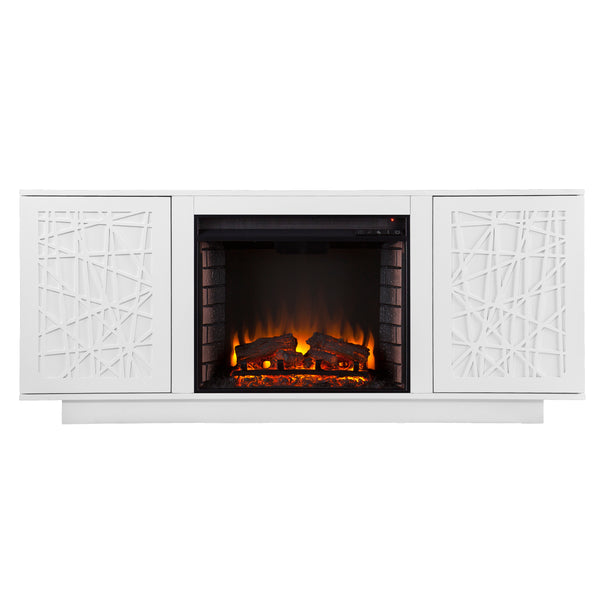 Sei Furniture Delgrave Electric Media Fireplace W Storage Fe1095656