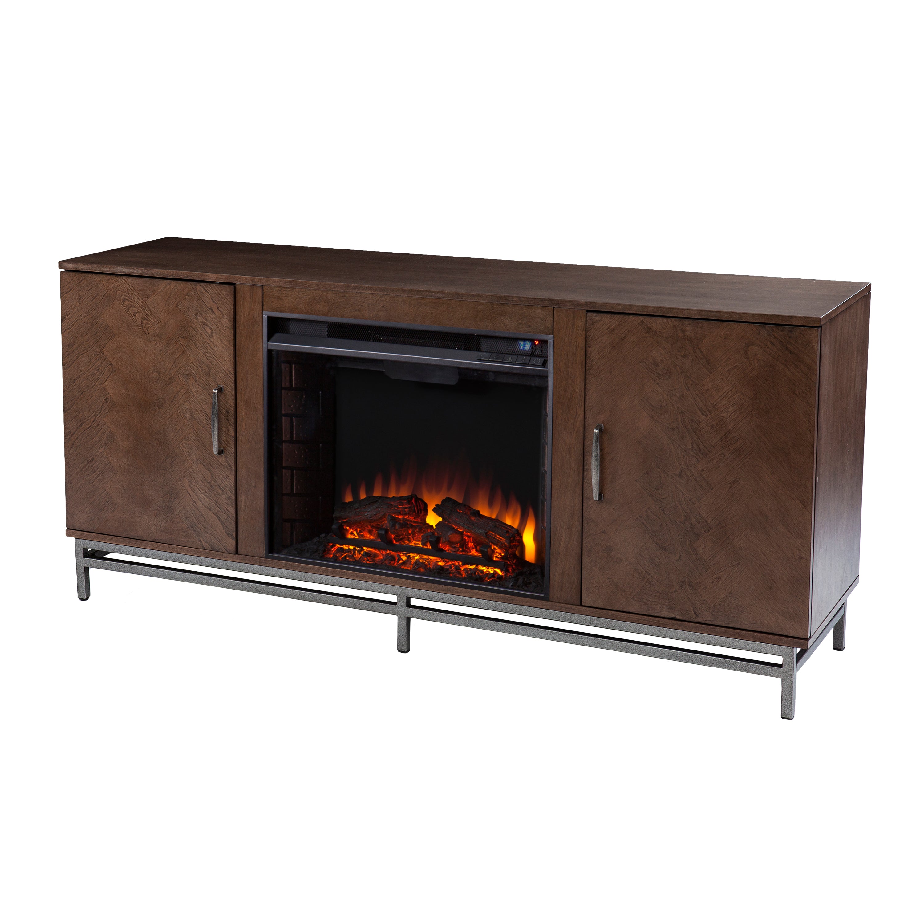 Dibbonly Electric Fireplace with Media Storage - Thumbnail 2