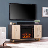 Sei Furniture Wilconia Electric Media Fireplace W Carved Details Fe1136956