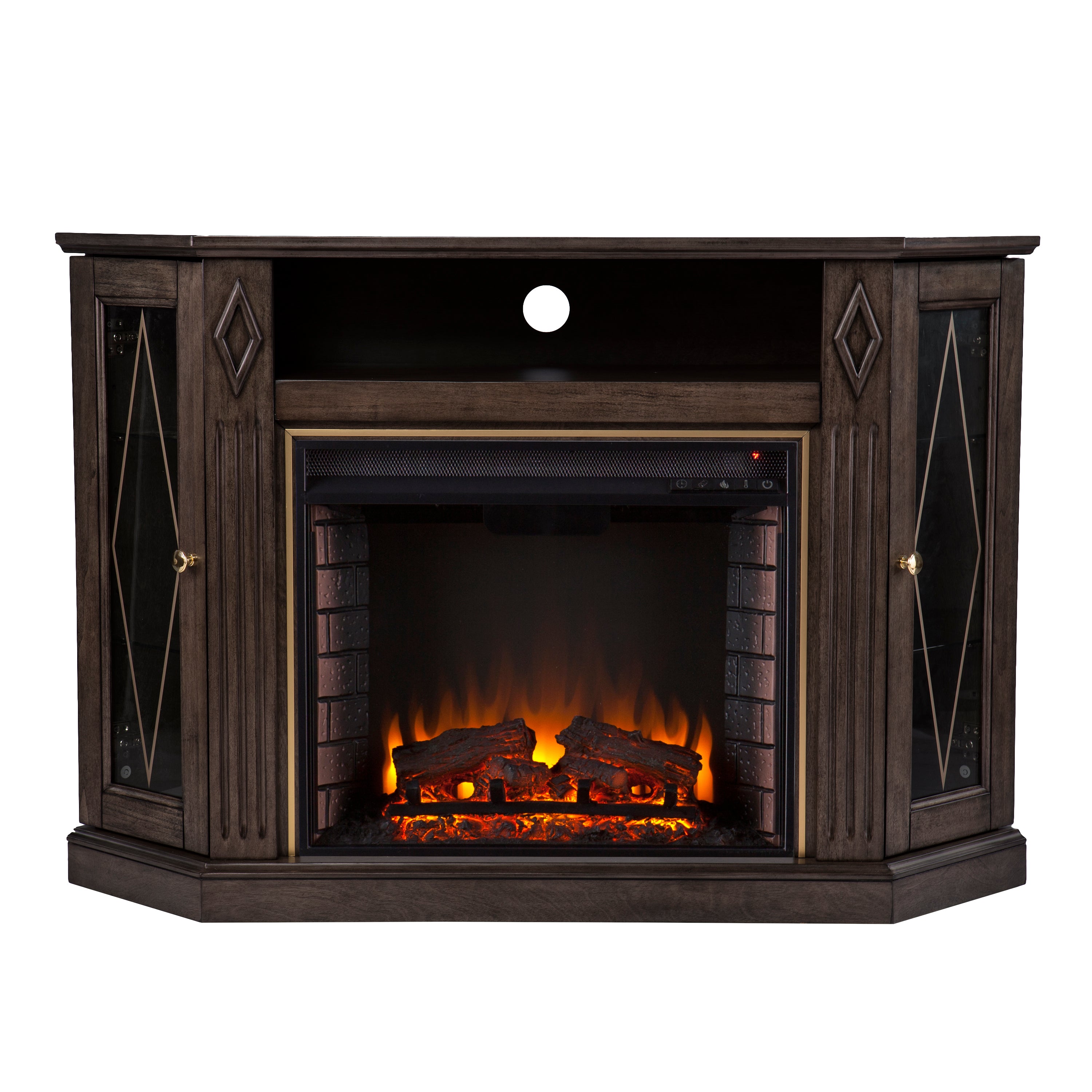 Austindale Electric Fireplace with Media Storage - Thumbnail 2