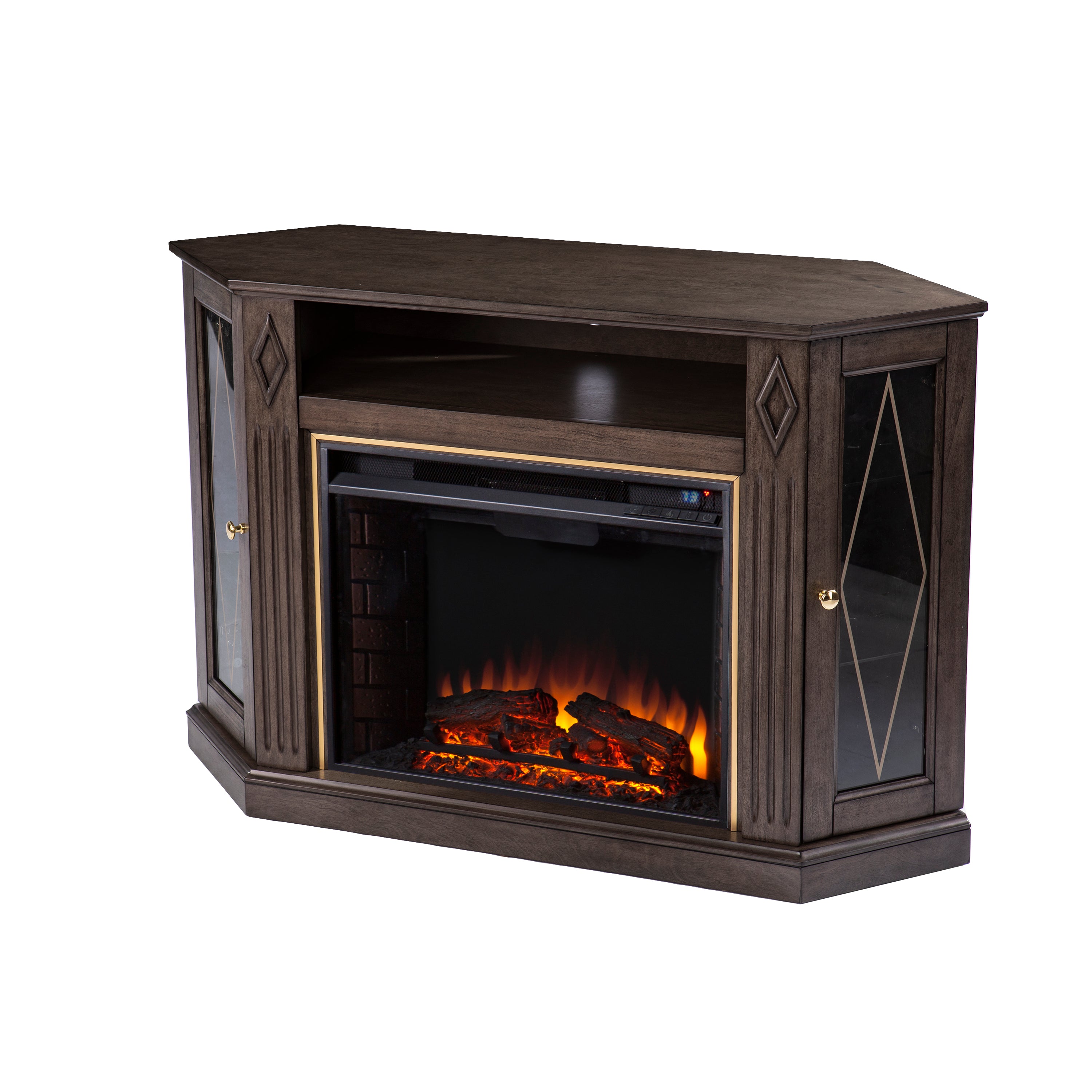 Austindale Electric Fireplace with Media Storage - Thumbnail 5