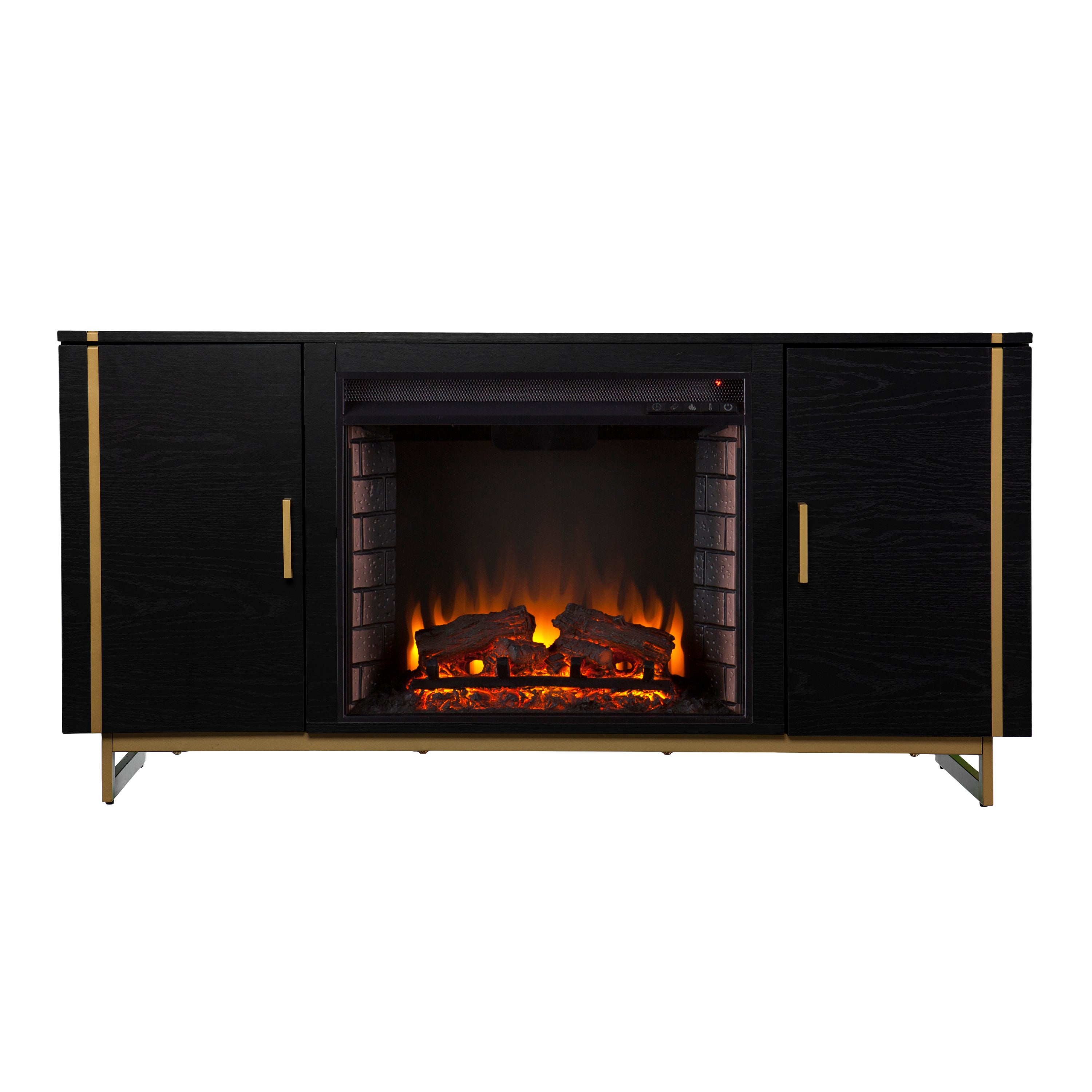 SEI Furniture Biddenham Fireplace Console - Thumbnail 4