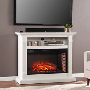 Sei Furniture Willarton Widescreen Electric Fireplace W Media Storage Fe1154459