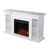 Sei Furniture Henstinger Electric Fireplace W Bookcase Fe1154759