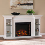 Sei Furniture Henstinger Electric Fireplace W Bookcase Fe1154759