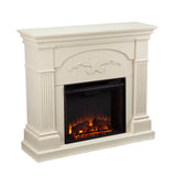 Sei Furniture Sicilian Harvest Electric Fireplace Ivory Fe9275