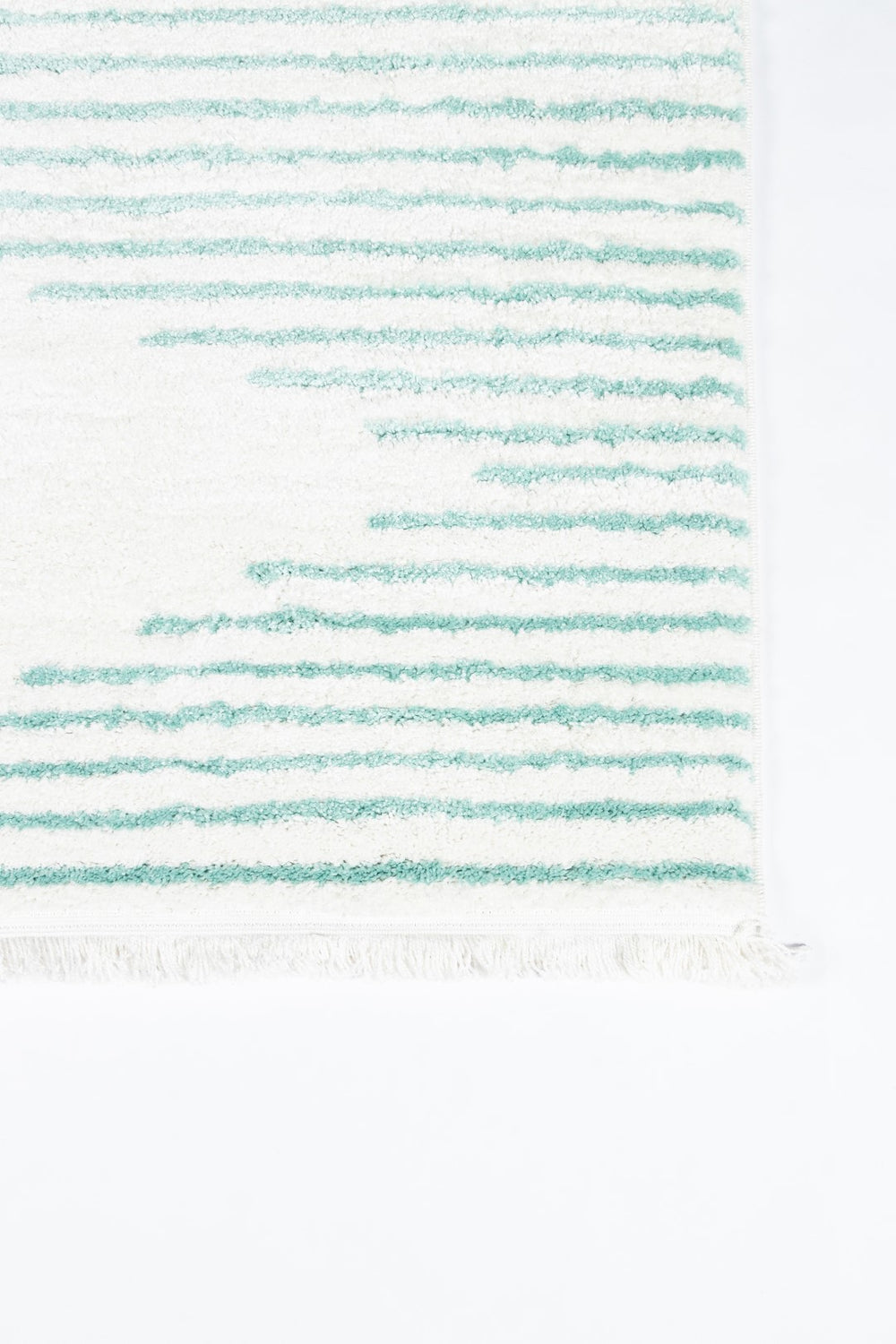 Momeni Novogratz Ferris FRR-1 Machine Made Modern Geometric Indoor Area Rug Aqua 9'10" x 12'10" FERRIFRR-1AQA9ACA