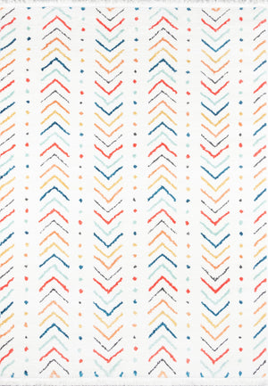 Momeni Novogratz Ferris FRR-3 Machine Made Modern Geometric Indoor Area Rug Multi 9'10" x 12'10" FERRIFRR-3MTI9ACA