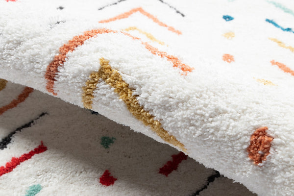 Momeni Novogratz Ferris FRR-3 Machine Made Modern Geometric Indoor Area Rug Multi 9'10" x 12'10" FERRIFRR-3MTI9ACA