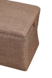 Shatana Home Ferris Storage Ottoman Brown