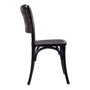 Moe's Home Churchill Dining Chair Antique Black-M2