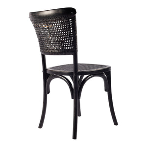 Moe's Home Churchill Dining Chair Antique Black-M2