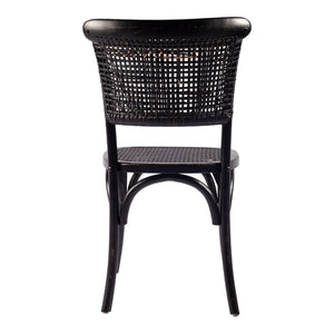 Moe's Home Churchill Dining Chair Antique Black-M2