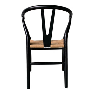 Ventana Dining Chair Black And Natural-M2