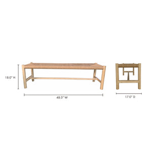 Hawthorn Bench Small Natural