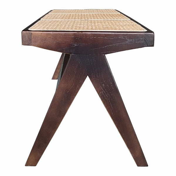 Moe's Home Takashi Bench Dark Brown FG-1029-20